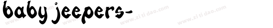 Baby Jeepers字体转换
